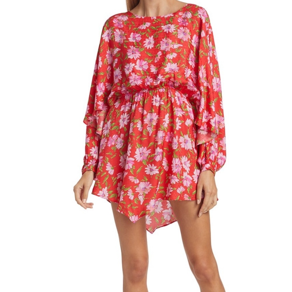 LoveShackFancy Anila Floral Mini Dress